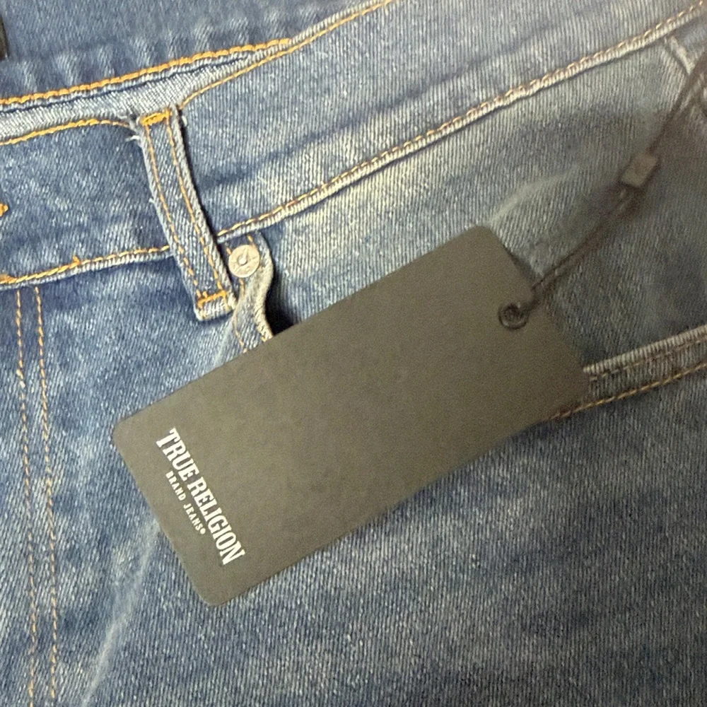 True Religion Men's Relaxed Blue Jeans